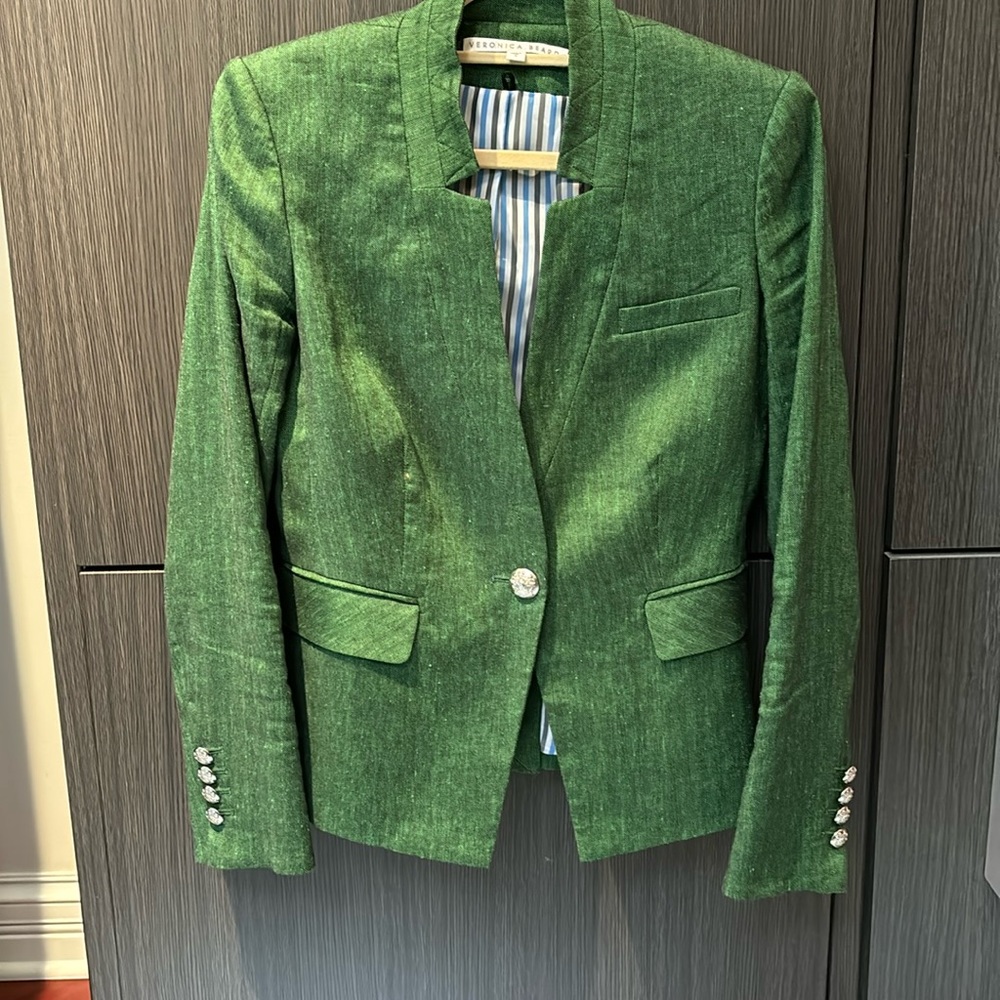 Veronica Beard Upcollar Dickey Jacket
